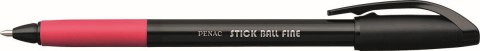 Długopis stick ball fine wkład czerwony Penac (jba340102f-04) Penac