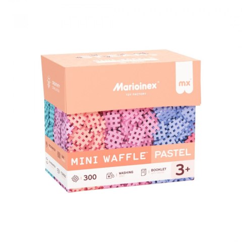 Klocki konstrukcyjne Marioinex Mini Waffle Pastel 300 elementów Marioinex