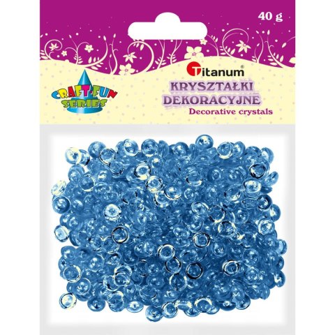 Koraliki kreatywne Craft-Fun Series plastikowe ciemnoniebieskie Titanum (40g) Titanum