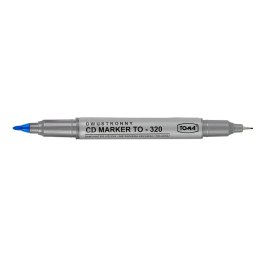 Marker do cd Toma niebieski dwustronny, niebieski 0,5-1,0mm (To-320) Toma