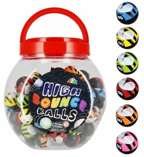 Piłka kauczukowa biedronka 3cm, 84szt. Mega Creative (536510) Mega Creative