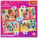 Puzzle Trefl Disney Princess Bajkowe historie 4w1 el. (34651) Trefl