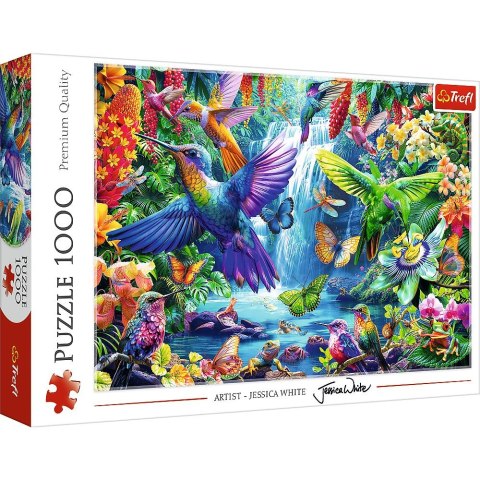 Puzzle Trefl Kolibry w tropikach 1000 el. (10880) Trefl