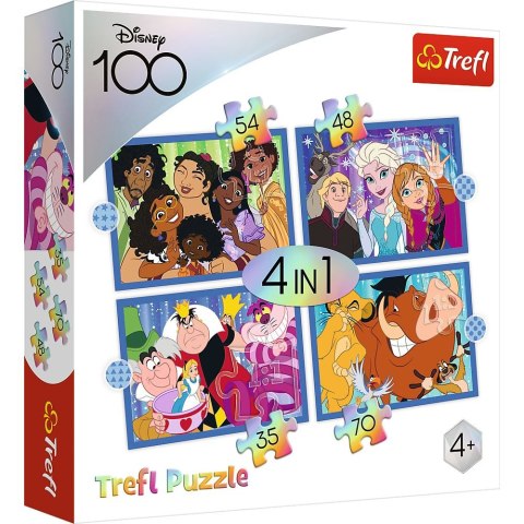 Puzzle Trefl Wesoły świat Disneya (34618) Trefl