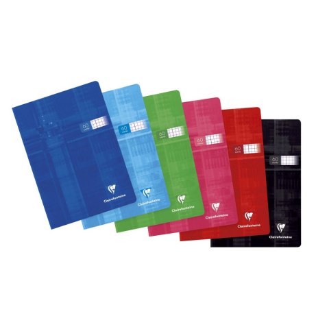 Zeszyt 63552AMXC CF A5 60k. 90g krata Clairefontaine Clairefontaine