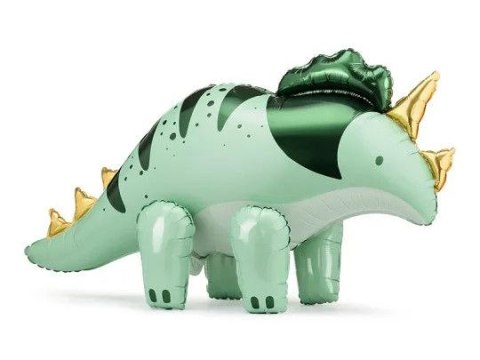 Balon foliowy Triceratops, 101x60.5cm, zielony Partydeco (FB186) Partydeco