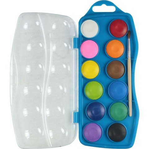 Farby akwarelowe 12 kolor. Fun&Joy (FJ-12K25KAS) Fun&Joy