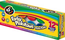 Farby plakatowe As kolor: mix 20ml 12 kolor. As