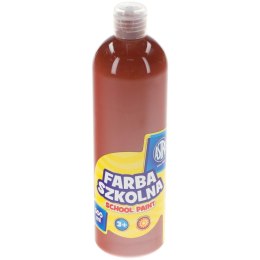 Farby plakatowe Astra kolor: brązowy 500ml 1 kolor. (301109006) Astra