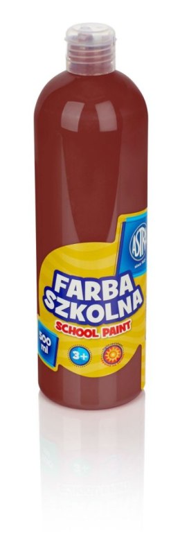 Farby plakatowe Astra kolor: brązowy 500ml 1 kolor. (301109006) Astra