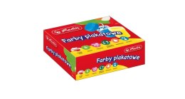 Farby plakatowe Herlitz 9560376 kolor: mix 20ml 6 kolor. (300022451) Herlitz