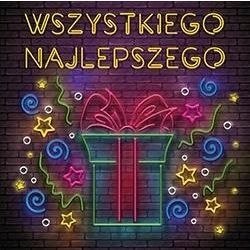 Kartka składana Henry KW PREZENT NEON kw (5905701483631) Henry