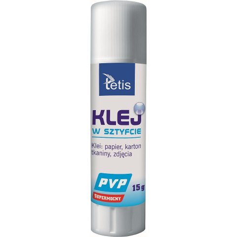 Klej w sztyfcie PVP 15g Tetis (BG112-B) Tetis
