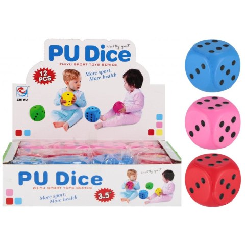 Kości do gry Kostka miękka 8cm mix Mega Creative (545086) Mega Creative