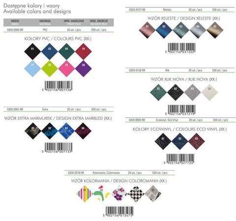 Okładka na dokumenty Duo [mm:] 65x105 Panta Plast (0300-0066-99) Panta Plast