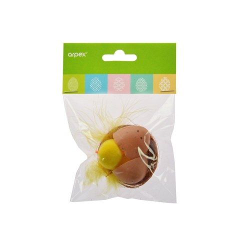 Ozdoba wielkanocna Kurczaczek w gniazdku Arpex (TX7545) Arpex