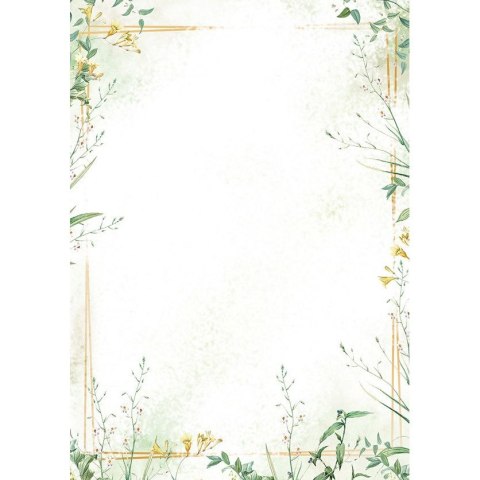 Papier ozdobny (wizytówkowy) A4 łąka 100g Galeria Papieru (233910) Galeria Papieru
