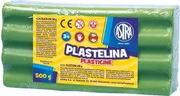 Plastelina Astra 1 kol. zielona jasna 500g Astra