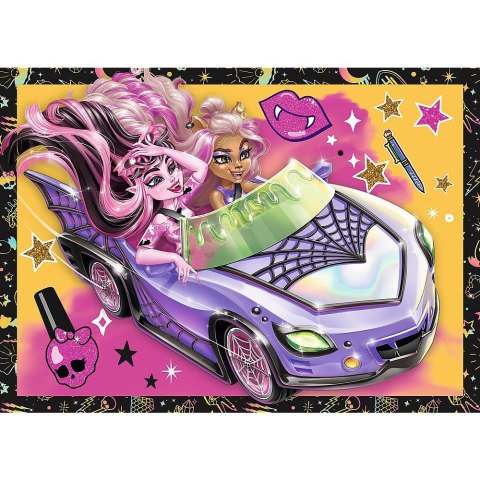 Puzzle Planeta Milo Elekryzujący dzień Monster High 4w1 el. Trefl (34655) Trefl