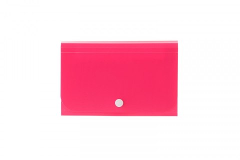 Teczka z przegródkami MINI organizer harmonijkowy na zatrzask 5903242102868 B6 kolor: różowa Tetis (BT613-R różowy) Tetis