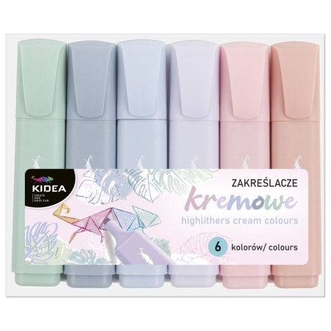 Zakreślacz Kremowa wkład niebieski Kidea (ZK6KA) Kidea
