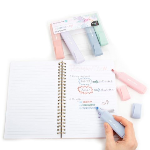 Zakreślacz Kremowa wkład niebieski Kidea (ZK6KA) Kidea