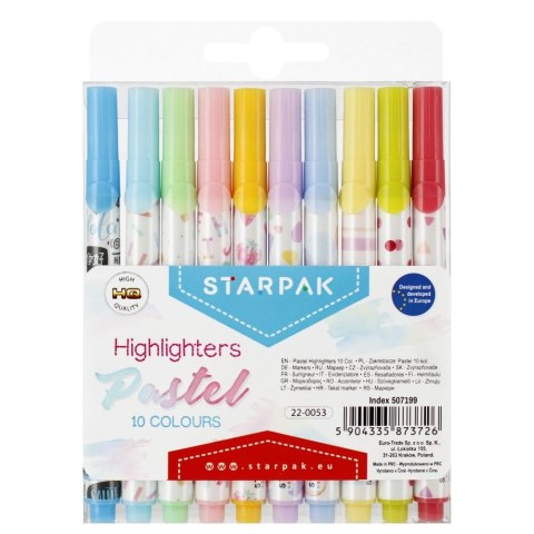 Zakreślacz Pastel wkład mix Starpak (507199) Starpak