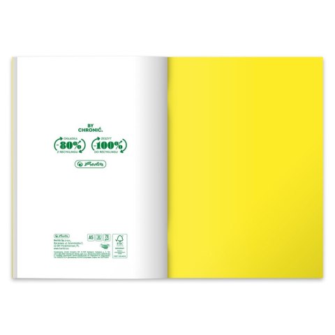 Zeszyt Colors Eco PP 9552019 A5 60k. 70g linia Herlitz (400198108) Herlitz
