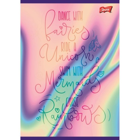 Zeszyt mix dla dziewczynek A4 32k. 70g krata Unipap Unipap