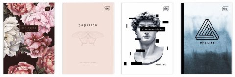 Zeszyt tematyczny A6 32k. 70g krata Interdruk (ZES32#) Interdruk