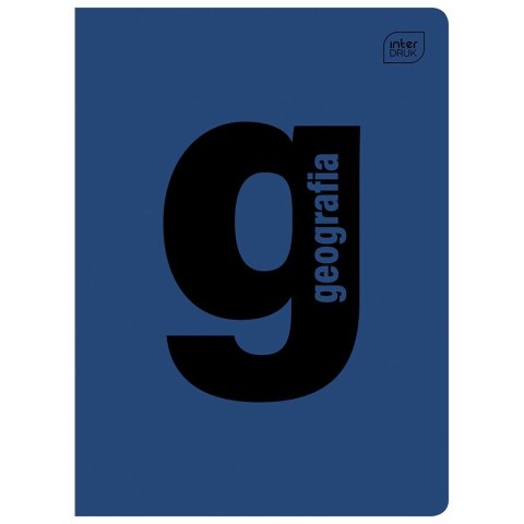 Zeszyt tematyczny Geografia A5 60k. 70g krata Interdruk Interdruk
