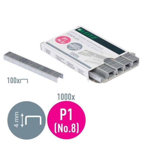 Zszywki 8 1000 szt Leitz (55780000) Leitz