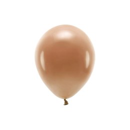 Balon gumowy Pastel Eco Balloons czekoladowy brąz 260mm Partydeco (ECO26P-032C) Partydeco