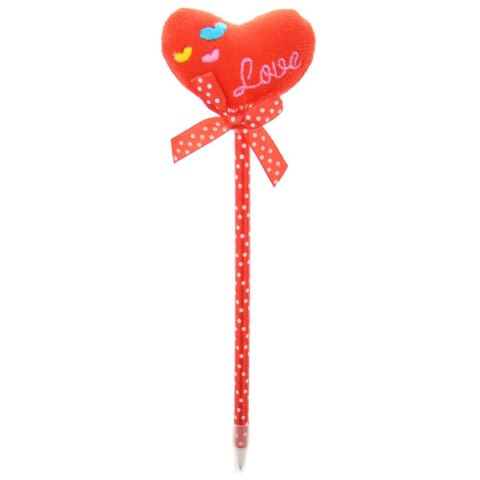 Długopis z serduszkiem display 20szt. wkład niebieski Arpex (WA7477) Arpex