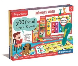 Gra edukacyjna Clementoni Mówiące pióro 500 pytań-litery (CLM50780) Clementoni
