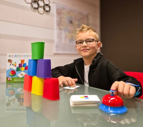 Gra edukacyjna MONTESSORI - GRA EDUKACYJNA MEMOKUBKI Multigra Multigra