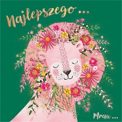 Kartka składana kw KW Lew Henry (5905701485802) Henry