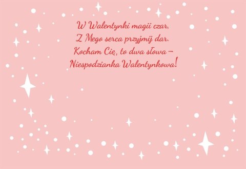Kartka składana B6 Karnet B6 Walentynki KŁÓDKI Henry (5905701487493) Henry