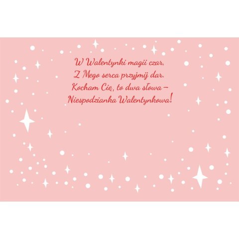 Kartka składana B6 Karnet B6 Walentynki KŁÓDKI Henry (5905701487493) Henry