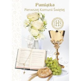 Kartka składana Pol-Mak komunia B6 Pol-Mak