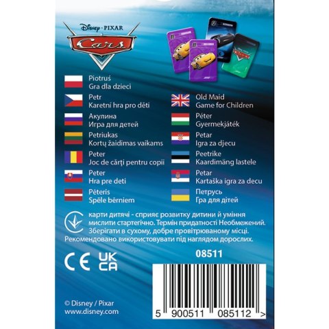 Karty Cars Piotruś Trefl (08511) 25 sztuk Trefl