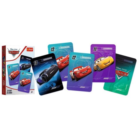 Karty Cars Piotruś Trefl (08511) 25 sztuk Trefl