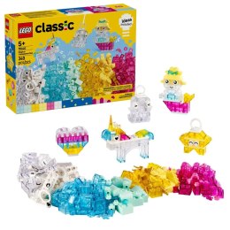 Klocki konstrukcyjne Lego Classic Magiczny zestaw z przezroczystymi klockami (11040) Lego