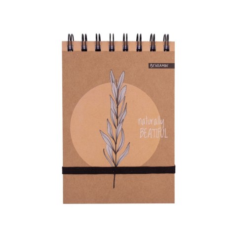 Kołozeszyt (kołonotatnik) Kraft Liner A6 96k. krata (nd) (9350) (nd)