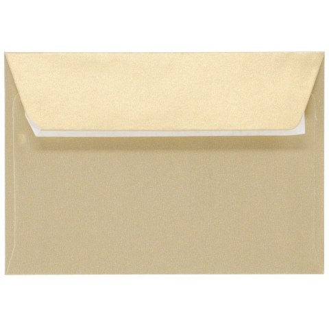 Koperta Millenium C6 złota Galeria Papieru (280215) 10 sztuk Galeria Papieru