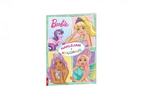 Książka dla dzieci Ameet Barbie™ Naklejam i Koloruję (Nak-1402) Ameet