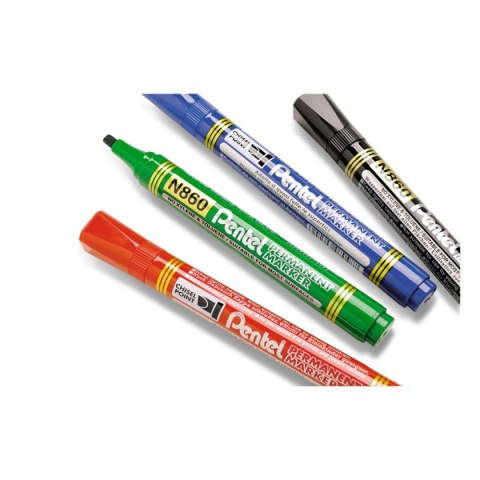 Marker permanentny wkład zielony 1,2-4,5mm ścięta końcówka Pentel Pentel