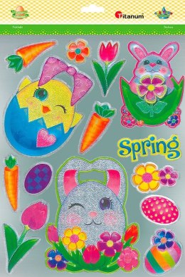 Naklejka (nalepka) Craft-Fun Series foliowa Wielkanoc maxi Titanum (TZL02) Titanum
