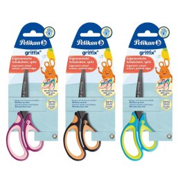 Nożyczki Griffix spiczaste praworęczne mix Pelikan (300009549) Pelikan