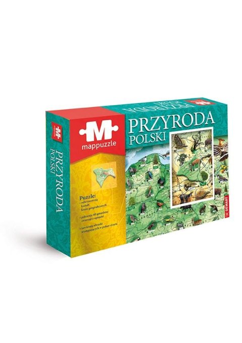 Puzzle MAPPUZZLE PRZYRODA POLSKI Demart Demart